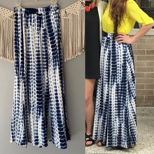 Tie Dye Maxi Skirt Small